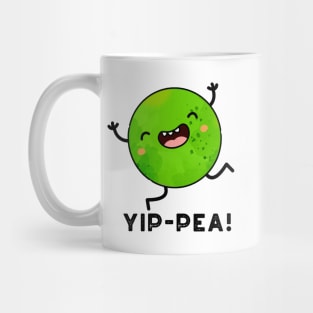 Yip-pea Happy Pea Pun Mug